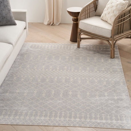 Nourison Astra Machine Washable Asw10 Grey Rug - Nourison - 99446122391