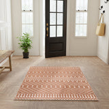 Nourison Astra Machine Washable ASW10 Machine Made Copper Rug
