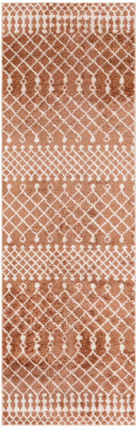 Nourison Astra Machine Washable ASW10 Machine Made Copper Rug