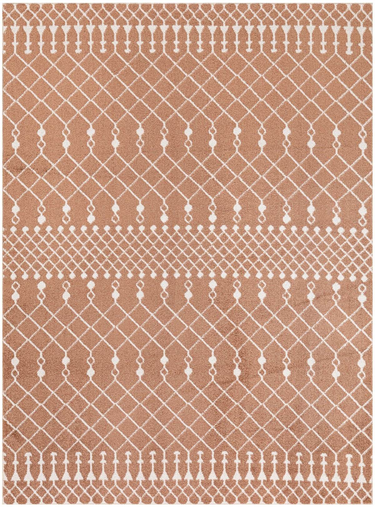 Nourison Astra Machine Washable ASW10 Machine Made Copper Rug