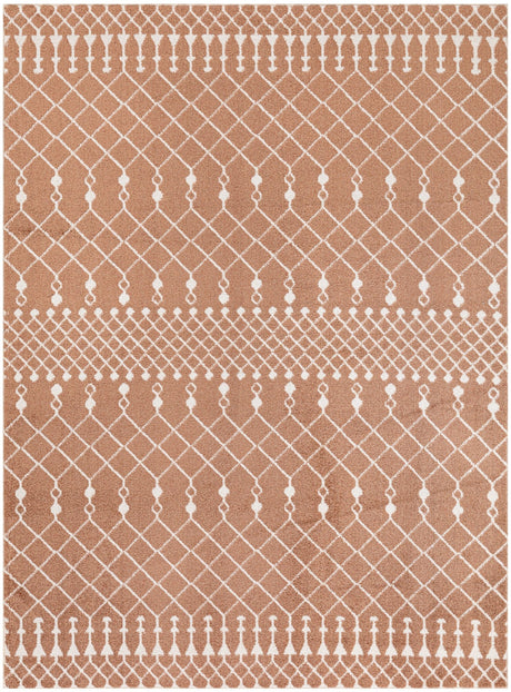 Nourison Astra Machine Washable ASW10 Machine Made Copper Rug