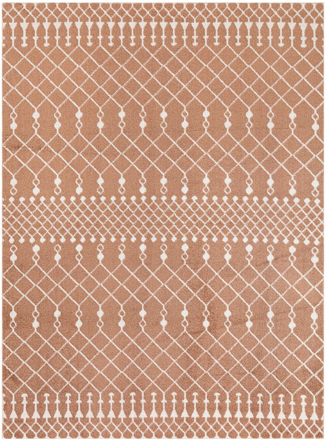 Nourison Astra Machine Washable ASW10 Machine Made Copper Rug