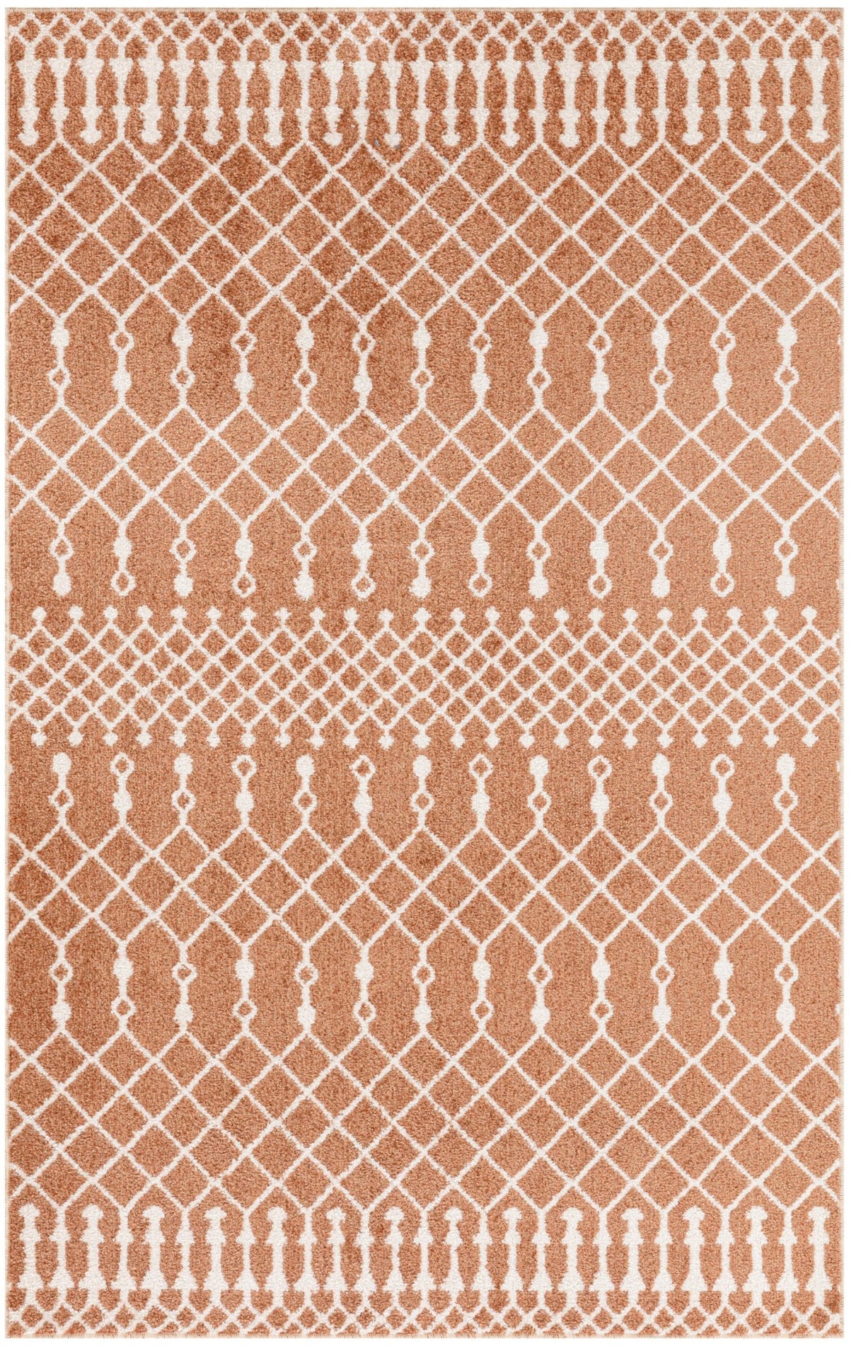 Nourison Astra Machine Washable ASW10 Machine Made Copper Rug