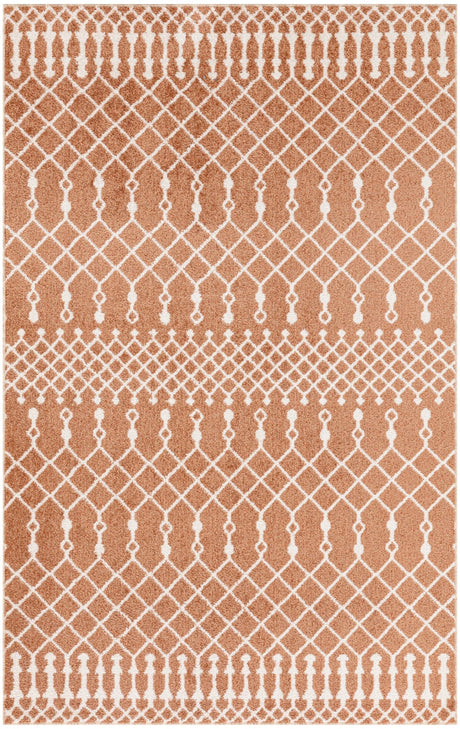 Nourison Astra Machine Washable ASW10 Machine Made Copper Rug
