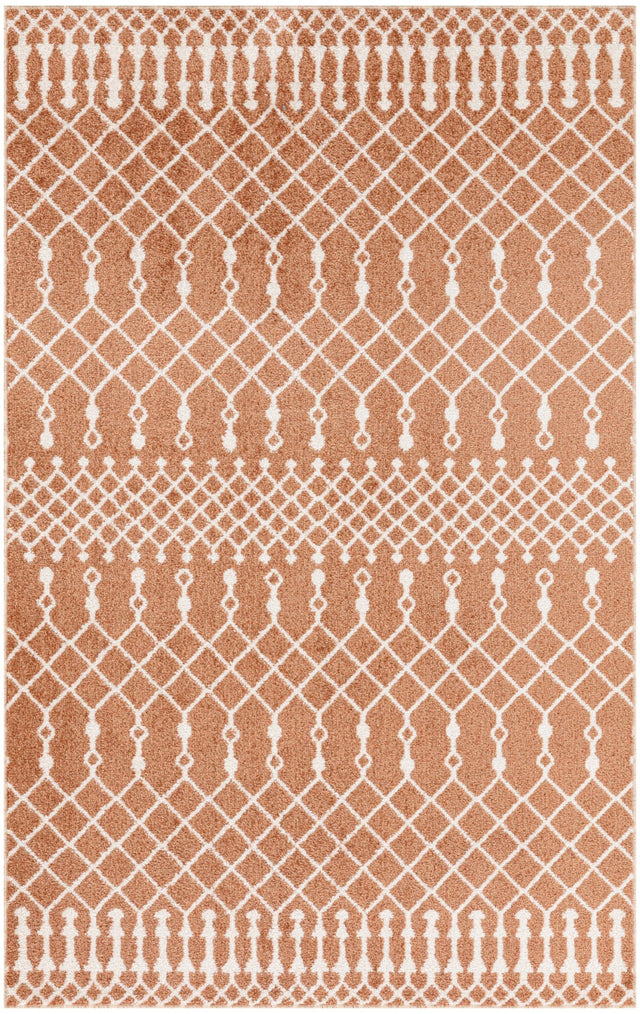 Nourison Astra Machine Washable ASW10 Machine Made Copper Rug