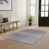 Nourison Astra Machine Washable ASW10 Machine Made Denim Rug