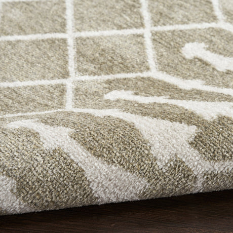 Nourison Astra Machine Washable ASW10 Machine Made Sage Rug