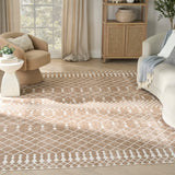 Nourison Astra Machine Washable ASW10 Machine Made Taupe Rug