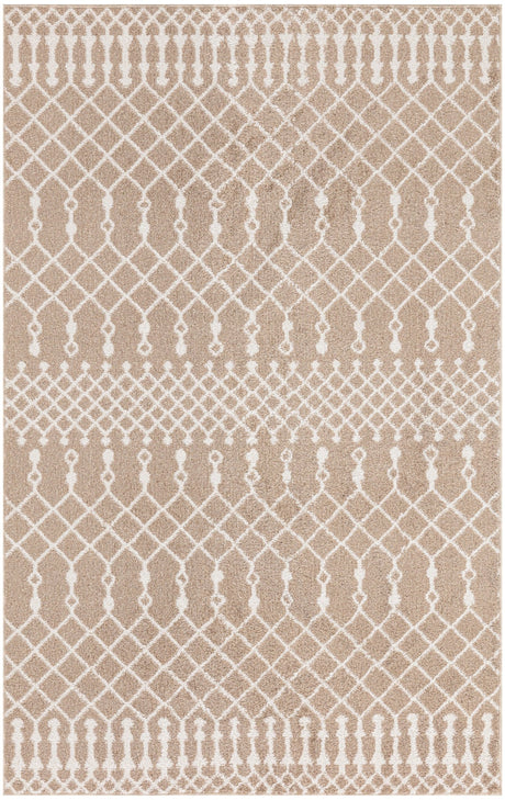 Nourison Astra Machine Washable ASW10 Machine Made Taupe Rug