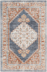 Nourison Astra Machine Washable Asw11 Denim Multi Rug - Nourison - 99446124517