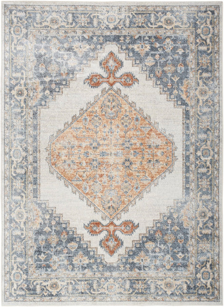 Nourison Astra Machine Washable Asw11 Grey/Gold Rug - Nourison - 99446124449