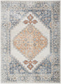 Nourison Astra Machine Washable Asw11 Grey/Gold Rug - Nourison - 99446124449