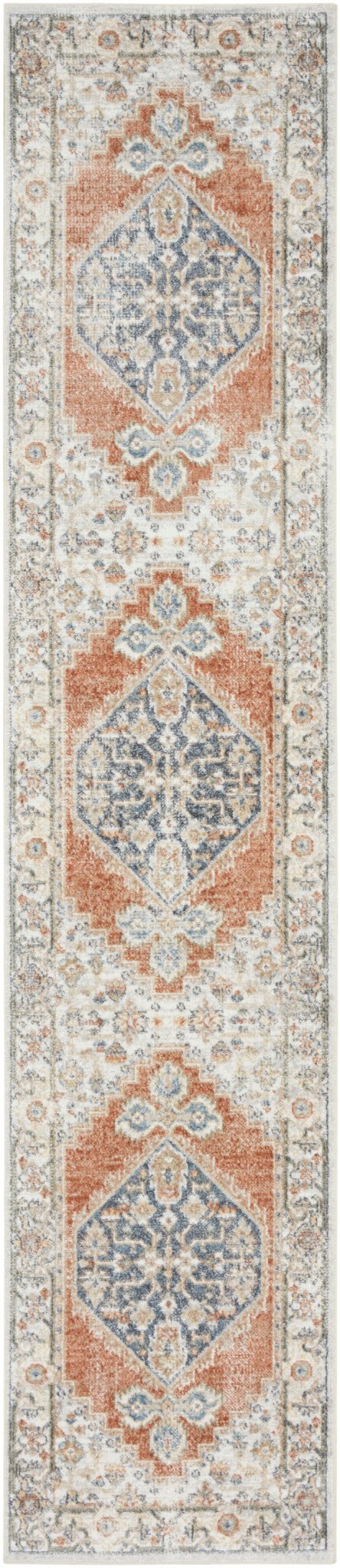 Nourison Astra Machine Washable Asw11 Grey/Multi Rug - Nourison - 99446123848