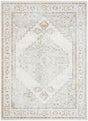 Nourison Astra Machine Washable ASW11 Machine Made Grey Rug