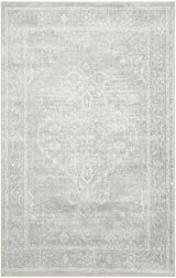 Nourison Astra Machine Washable ASW11 Machine Made Light Grey Rug
