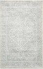 Nourison Astra Machine Washable ASW11 Machine Made Light Grey Rug