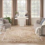 Nourison Astra Machine Washable ASW11 Machine Made Rust, Multicolor Rug