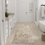 Nourison Astra Machine Washable ASW11 Machine Made Rust, Multicolor Rug