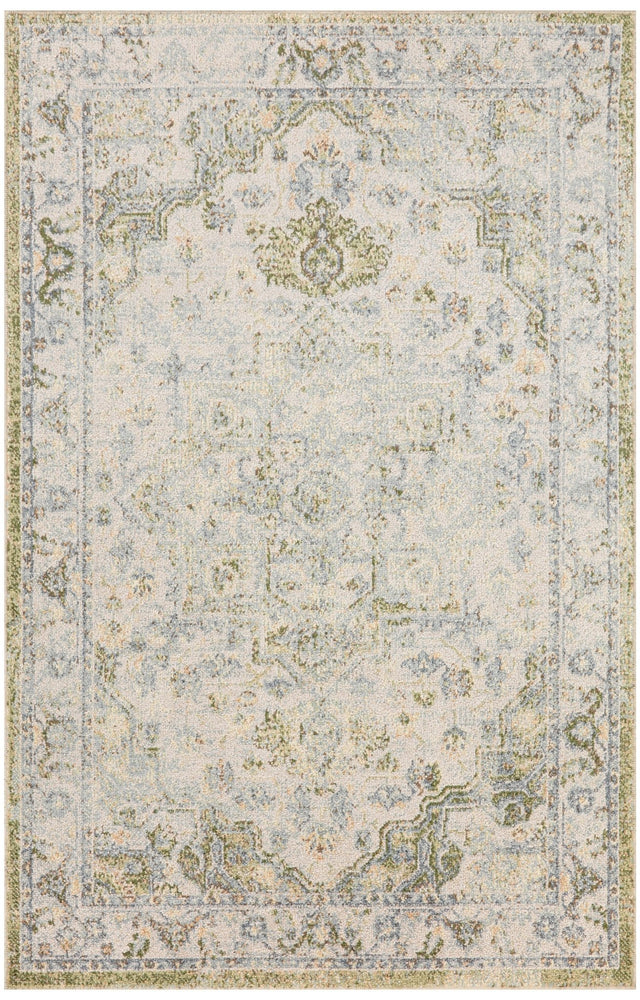 Nourison Astra Machine Washable Asw12 Blue Green Rug - Nourison - 99446964182