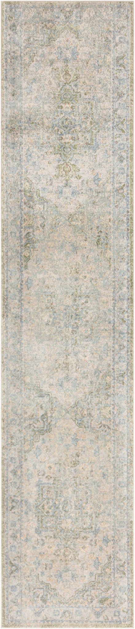 Nourison Astra Machine Washable Asw12 Blue Green Rug - Nourison - 99446964199