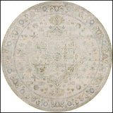 Nourison Astra Machine Washable Asw12 Blue Green Rug - Nourison - 99446964236