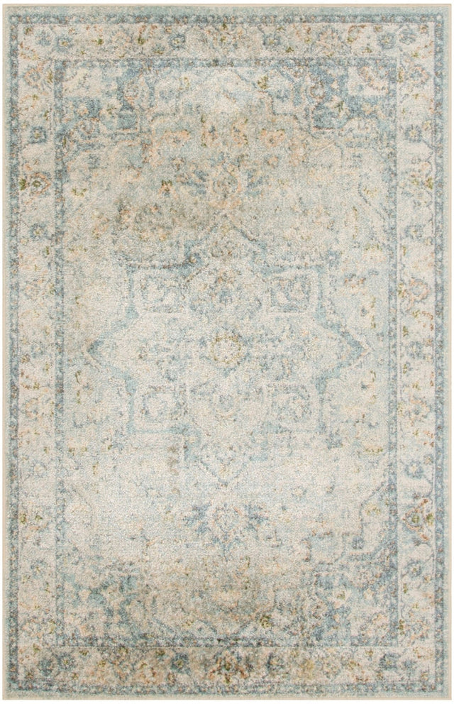 Nourison Astra Machine Washable Asw12 Light Blue Rug - Nourison - 99446944757