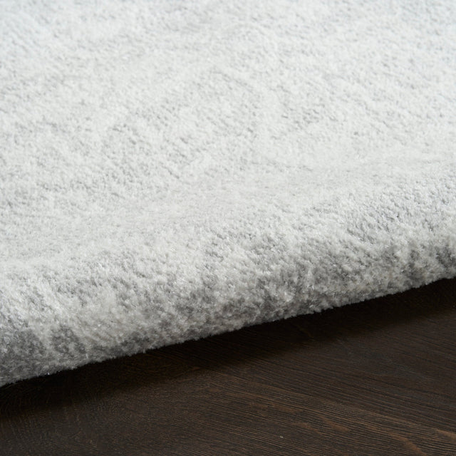 Nourison Astra Machine Washable ASW12 Machine Made Grey Rug