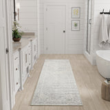 Nourison Astra Machine Washable ASW12 Machine Made Grey Rug