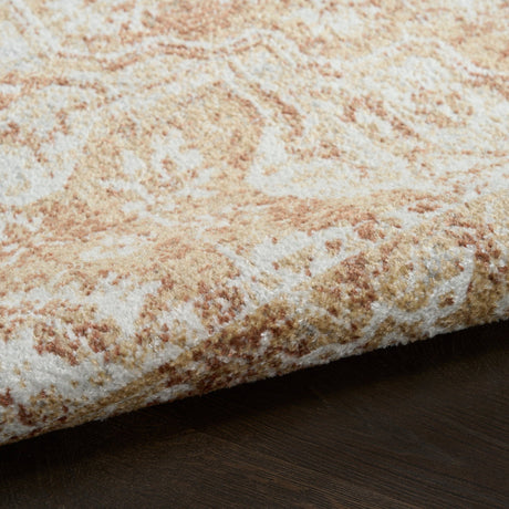 Nourison Astra Machine Washable ASW12 Machine Made Rust Rug