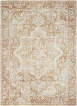 Nourison Astra Machine Washable ASW12 Machine Made Rust Rug