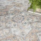 Nourison Astra Machine Washable Asw12 Silver Grey Rug - Nourison - 99446126702