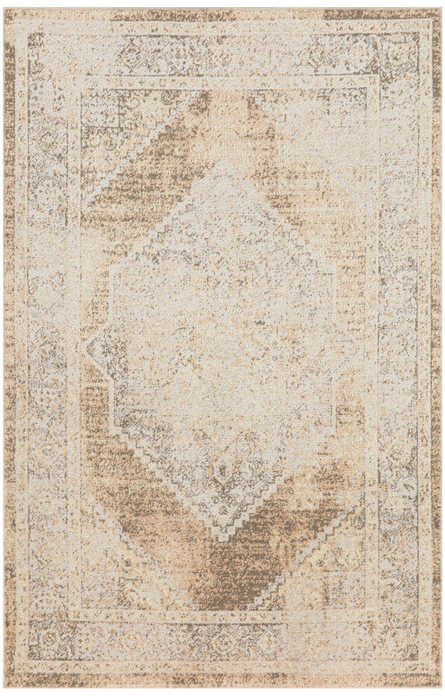 Nourison Astra Machine Washable Asw13 Beige Rug - Nourison - 99446964298