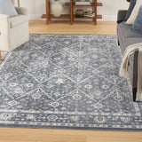 Nourison Astra Machine Washable Asw16 Dark Blue Rug - Nourison - 99446978066
