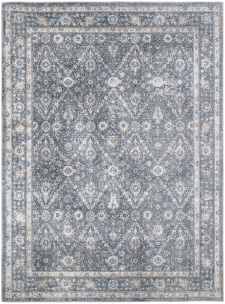 Nourison Astra Machine Washable Asw16 Dark Blue Rug - Nourison - 99446978080