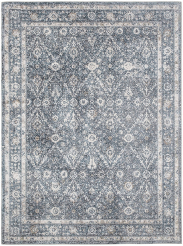 Nourison Astra Machine Washable Asw16 Dark Blue Rug - Nourison - 99446978080