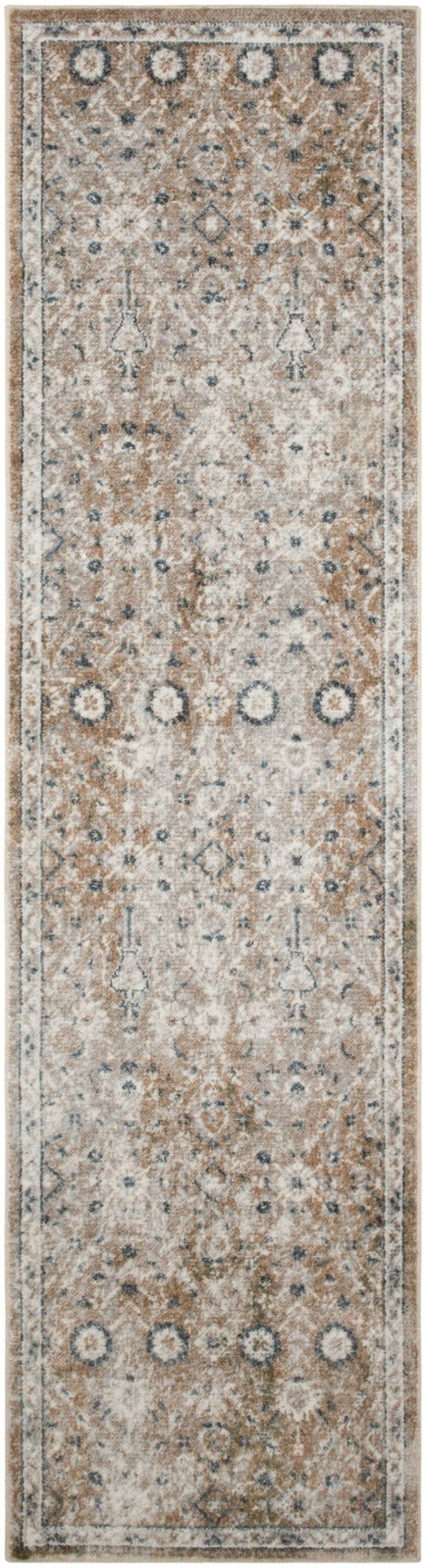 Nourison Astra Machine Washable Asw16 Gold Grey Rug - Nourison - 99446977946