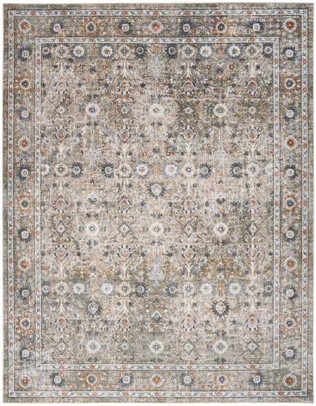 Nourison Astra Machine Washable Asw16 Gold Grey Rug - Nourison - 99446977960