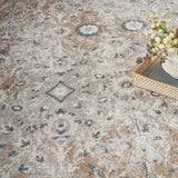 Nourison Astra Machine Washable Asw16 Silver Taupe Rug - Nourison - 99446978004