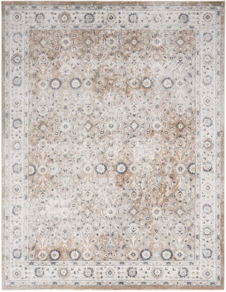 Nourison Astra Machine Washable Asw16 Silver Taupe Rug - Nourison - 99446978028