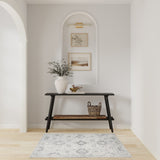 Nourison Astra Machine Washable ASW19 Machine Made Ivory Rug