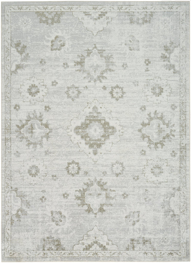Nourison Astra Machine Washable ASW19 Machine Made Ivory Rug