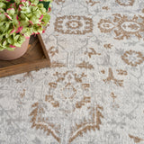 Nourison Astra Machine Washable ASW20 Machine Made Grey Rug
