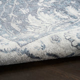 Nourison Astra Machine Washable ASW20 Machine Made Slate Rug