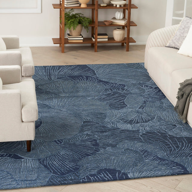 Nourison Avra Avr01 Blue Rug - Nourison - 99446970459