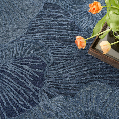 Nourison Avra Avr01 Blue Rug - Nourison - 99446970459