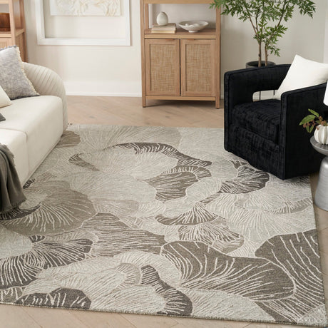 Nourison Avra Avr01 Grey Rug - Nourison - 99446970381