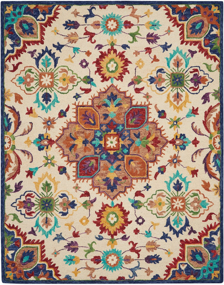 Nourison Bahari Bah01 Multicolor Rugs - Nourison - 99446792358