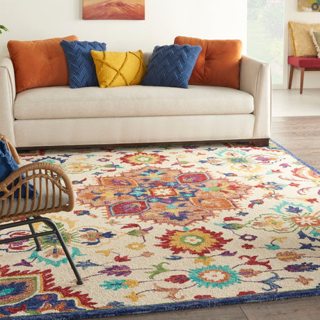 Nourison Bahari Bah01 Multicolor Rugs - Nourison - 99446792358