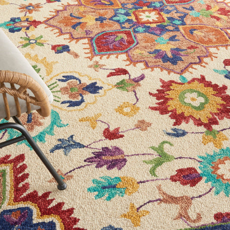 Nourison Bahari Bah01 Multicolor Rugs - Nourison - 99446792358