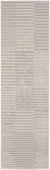 Nourison Brushstrokes Bsk04 Silver Grey Rug - Nourison - 99446899088